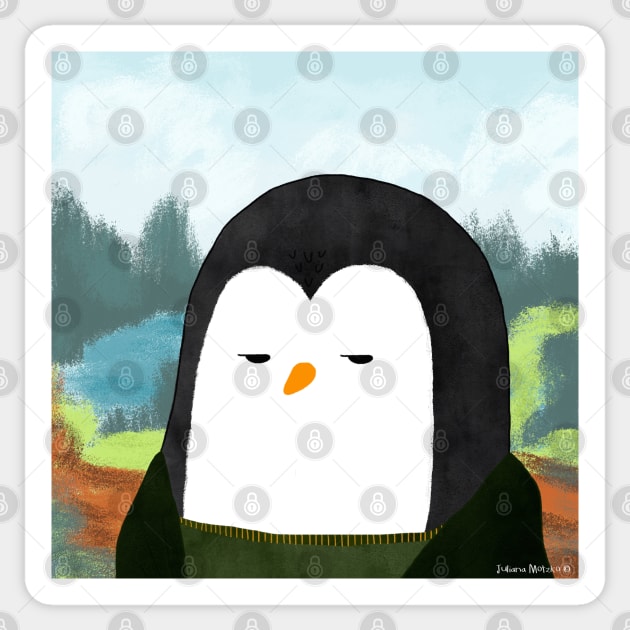 Penguinlisa Art Series Sticker by thepenguinsfamily